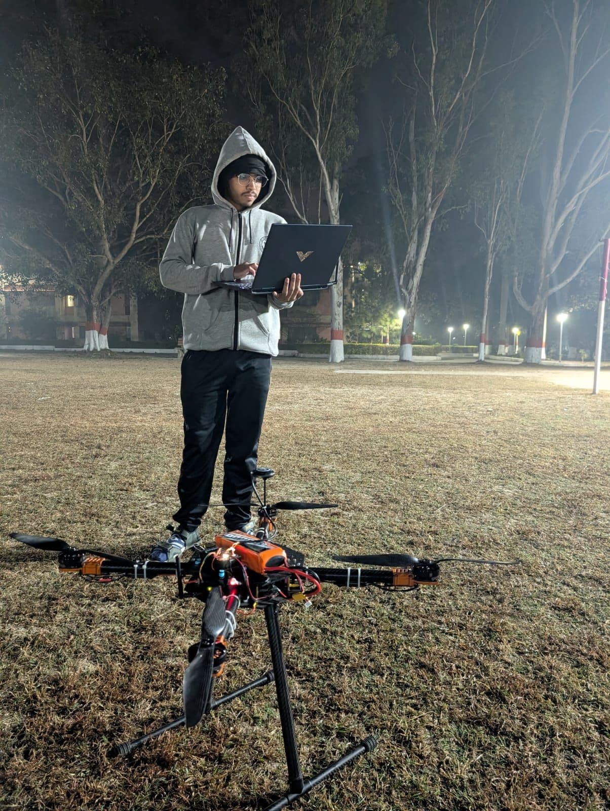 Development phase — autonomous flight testing