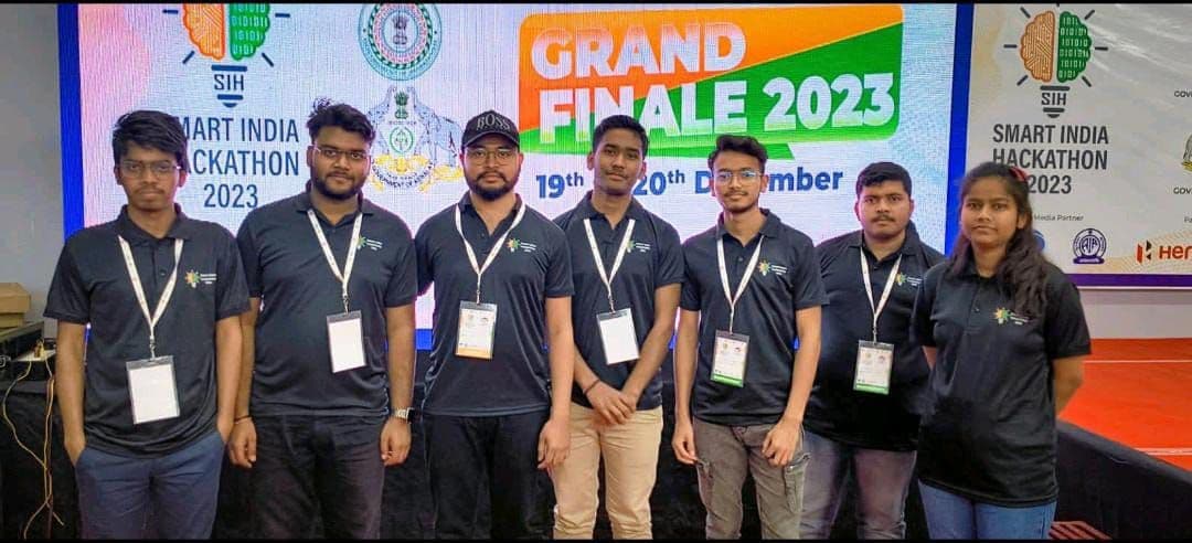 SIH 2023 Grand Finale — Team photo