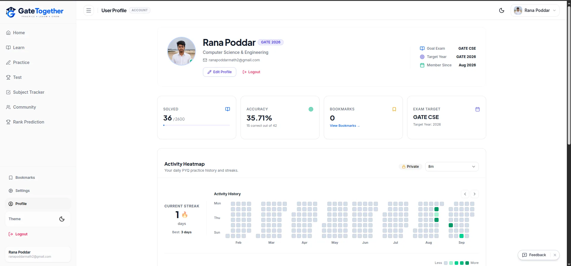 Student Profile & Analytics